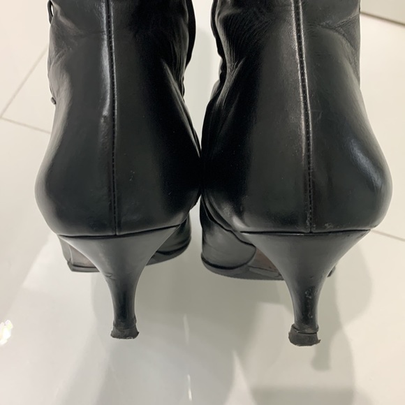 Banana Republic Black Leather Boots size 10 - Picture 14 of 17